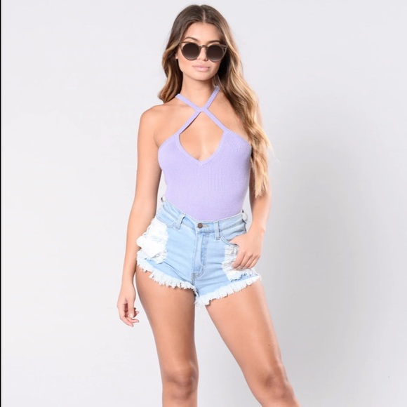 Buy your pretty heart bodysuit - lavender 💜 - Picture 2 of 9